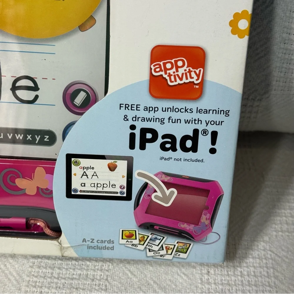 New Fisher-Price Pink Educational Tablet Case for iPad - Picture 3 of 5